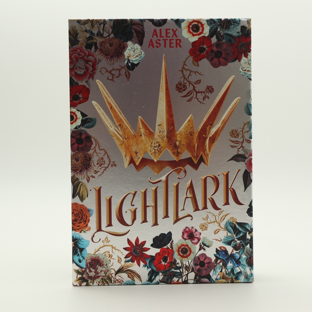 Alex Aster Lightlark Novel Hardcover Book Crown Floral Design Special Edition